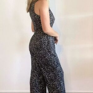 BANANA REPUBLIC Splatter Print Jumpsuit Size 8